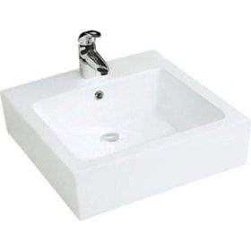 Creavit VX255 50x50 cm Tezgah Üstü Kare Lavabo