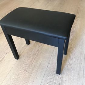 Cremonia Ptcbk Siyah Sandıklı Masif Ayaklı Piyano Taburesi
