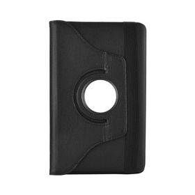 CresCent Samsung Galaxy Tab E 9.6 İnç SM-T560-T561-T562-T565-T567 360 Derece Dönebilen Siyah Kılıf