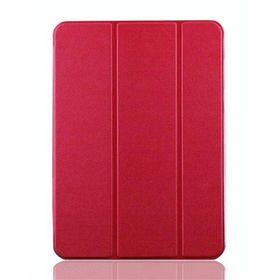 CresCent Samsung Galaxy Tab E 9.6 inç SM-T560-T561-T562-T565-T567 Smart Case Smart Cover Kırmızı Tablet Kılıfı
