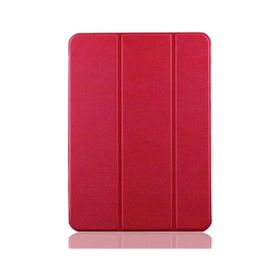 CresCent Samsung Galaxy Tab E 9.6 inç SM-T560-T561-T562-T565-T567 Smart Case Smart Cover Kırmızı Tablet Kılıfı