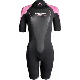 Cressi Altum Lady Shorty Black Pink 3 mm S Yüzme Elbisesi