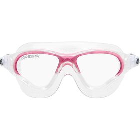 Cressi Cobra Hypoalerjik Silikon Çizilmez UV Filitreli Buğu Yapmaz Cam Şeffaf Pembe Yüzücü Gözlüğü