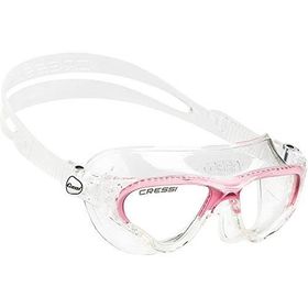 Cressi Cobra Hypoalerjik Silikon Çizilmez UV Filitreli Buğu Yapmaz Cam Şeffaf Pembe Yüzücü Gözlüğü