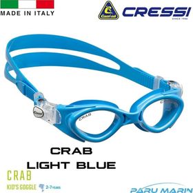 Cressi Crab 2-7 Yaş Mavi Yüzücü Gözlüğü