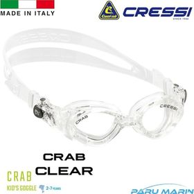Cressi Crab 2-7 Yaş Şeffaf Yüzücü Gözlüğü