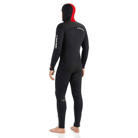 Cressi Diver Siyah-Kırmızı Erkek Elbise XXL Beden