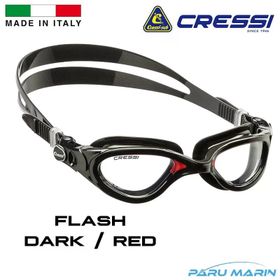 Cressi Flash Dark Red Yüzücü Gözlüğü