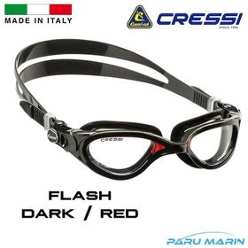 Cressi Flash Dark Red Yüzücü Gözlüğü