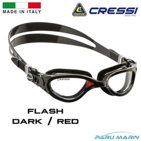 Cressi Flash Dark Red Yüzücü Gözlüğü