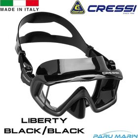 Cressi Liberty Black Black Dalış ve Yüzme Maskesi