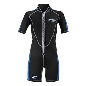 Cressi Lido Junior Shorty Siyah Mavi 2 mm 10/11 Yaş Dalış Elbisesi