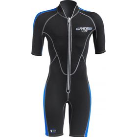 Cressi Lido Man Shorty Siyah Mavi 2 mm Dalış Elbisesi