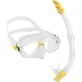 Cressi Marea Clear Sarı Maske Gamma Şnorkel Seti