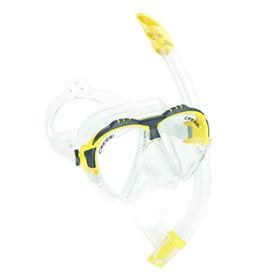 Cressi Matrix Clear Sarı Maske Gamma Şnorkel Seti