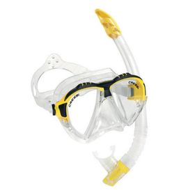 Cressi Matrix Clear Sarı Maske Gamma Şnorkel Seti