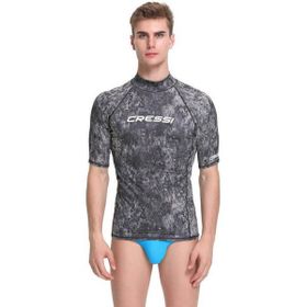 Cressi Rash Guard Black Orange No:4 Erkek T-Shirt