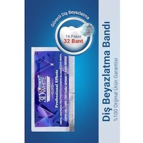 Crest 3D Whitestrips Professional Effects 32'li Diş Beyazlatma Bantları