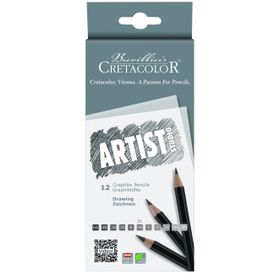 Cretacolor 14112 Artist Studio Graphite 12'li Dereceli Kalem Seti