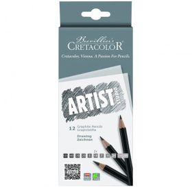Cretacolor 14112 Artist Studio Graphite 12'li Dereceli Kalem Seti