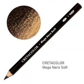 Cretacolor 46128 Mega Nero Pencil Soft Yağlı Kömür Kalem