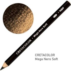 Cretacolor 46128 Mega Nero Pencil Soft Yağlı Kömür Kalem