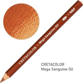 Cretacolor 46208 Mega Sanguine Oil Pencil Medium Yağlı Çizim Kalemi
