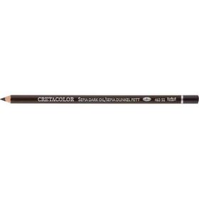Cretacolor 463 52 Sepia Dark Oil / Sepia Dunkel Fett Çizim Kalemi