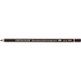 Cretacolor 463 52 Sepia Dark Oil / Sepia Dunkel Fett Çizim Kalemi