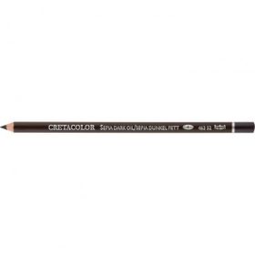 Cretacolor 463 52 Sepia Dark Oil / Sepia Dunkel Fett Çizim Kalemi