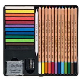 Cretacolor 47022 27 Parça Metal Kutu Soft Pastel Başlangıç Seti