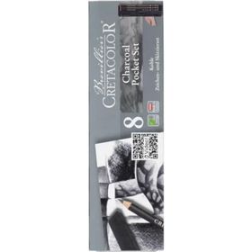 Cretacolor Chacoal Drawing Set 8'li Metal Kutu 46008 Kömür Çizim Seti
