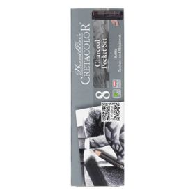 Cretacolor Chacoal Drawing Set 8'li Metal Kutu 46008 Kömür Çizim Seti