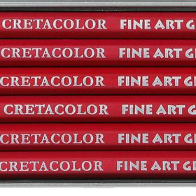 Cretacolor Cleos Fine Art Graphite Metal Kutu 6 Parça Dereceli Çizim ve Grafit Kalemi