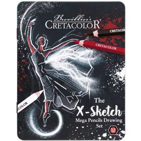 Cretacolor Mega Eskiz 12'li The X-Sketch Kalem Seti