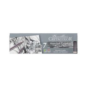 Cretacolor Monolith Ahşapsız Grafit Çizim 7’li 20426 Kalem Seti