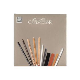 Cretacolor Passion Box Drawing Set Ahşap Kutu 25'li 40041 Premium Çizim Seti