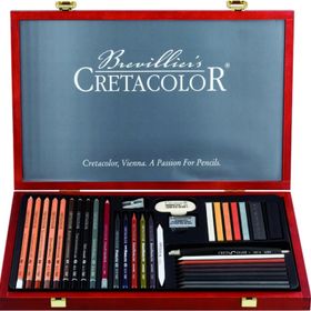 Cretacolor Ultimo Premium Çizim Seti 36'lı 40067 Ahşap Kutu