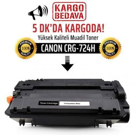 CRG-724H Canon Siyah Muadil Toner