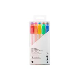 Cricut 2009964 Joy Gökkuşağı Renkleri 10'lu Kalem Seti 0.8 mm Glitter Jel