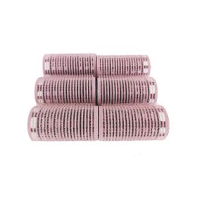 Croc 1202 Pembe Cırtlı 6'lı Çap 3.5 cm Bigudi