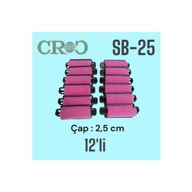 Croc Pembe Sb-45 12 Adet Sünger Bigudi