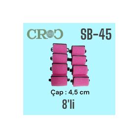 Croc Pembe Sb-45 8'li Sünger Bigudi