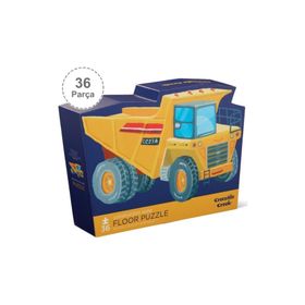 Crocodile 02202 Creek Dekoratif Construction Zone 36 Parçalı Puzzle