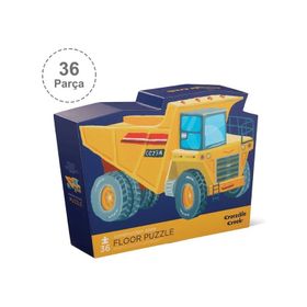 Crocodile 02202 Creek Dekoratif Construction Zone 36 Parçalı Puzzle