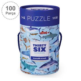 Crocodile Creek 100 Parça Köpek Balıkları Puzzle