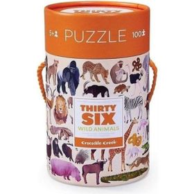 Crocodile Creek 100 Parça Vahşi Hayvanlar Puzzle
