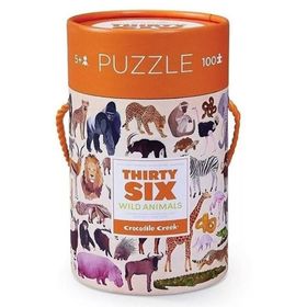 Crocodile Creek 100 Parça Vahşi Hayvanlar Puzzle