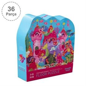 Crocodile Creek Dekoratif 36 Parça Denizkızı Sarayı Puzzle