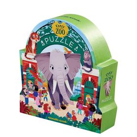 Crocodile Creek Müzede Bir Gün 48 Parça Hayvanat Bahçe Puzzle